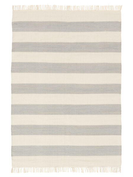 Cotton Stripe - Steel Grey Tapete 160X230 Moderno Tecidos À Mão Bege/Lilás (Algodão, Índia)