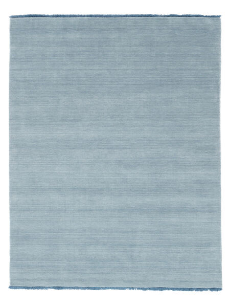 Handloom Fringes - Light_Blue Sag 250X300 Moderni Svjetloplava Veliki (Vuna, Indija)