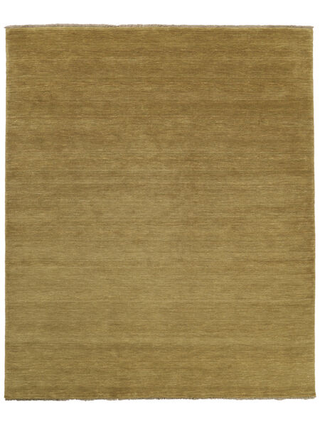 Handloom Fringes - Olive Green Rug 200X250 Modern Olive Green/Brown (Wool, India)