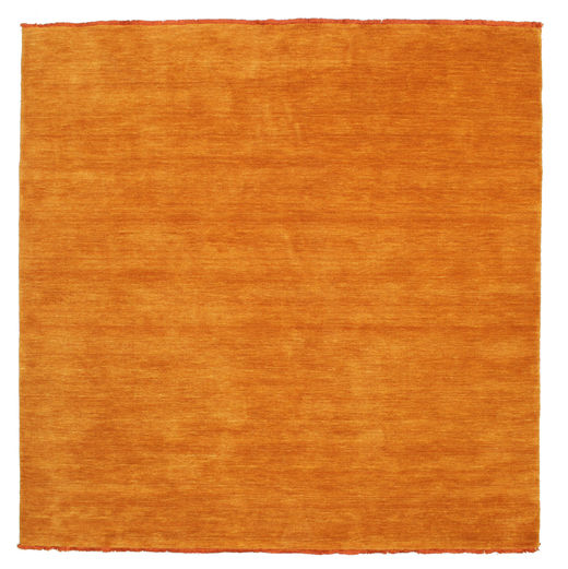 Handloom Fringes - Orange Sag 200X200 Moderni Kvadratni Narančasta (Vuna, Indija)