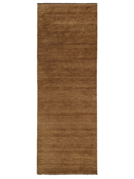 Handloom Fringes - Braon Sag 80X200 Moderni Staza Za Hodnik
 Smeđa (Vuna, Indija)