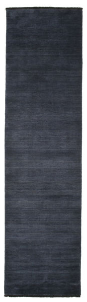 Tapis Handloom fringes - Bleu foncé CVD5463