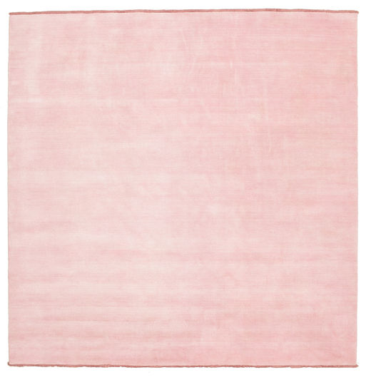Тканый Fringes - Pink Ковер 250X250 Современный Светло-Розовый Большой (Шерсть, Индия)