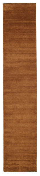 Тканый Fringes - Коричневый Ковер 80X400 Современный Коричневый (Шерсть, Индия)