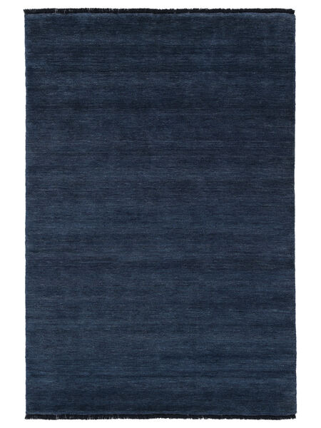 Handloom Fringes - Dark Blue Rug 80X120 Modern Dark Blue (Wool, India)