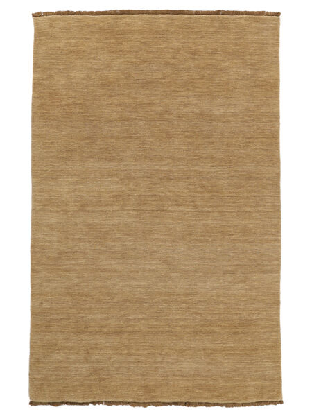ハンドルーム Fringes - ベージュ 絨毯 80X120 モダン 薄茶色 (ウール, インド)