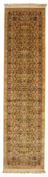 Kerman Diba - Castanho Claro/Bege Tapete 80X300 Moderno Tapete Passadeira Castanho/Castanho Claro ( Turquia)