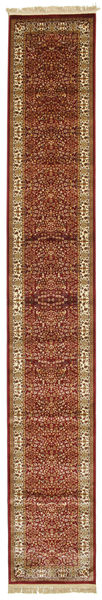 케르만 Diba - 빨간색 러그 80X500 모던 복도용 러너
 다크 레드/라이트 브라운 ( 터키)