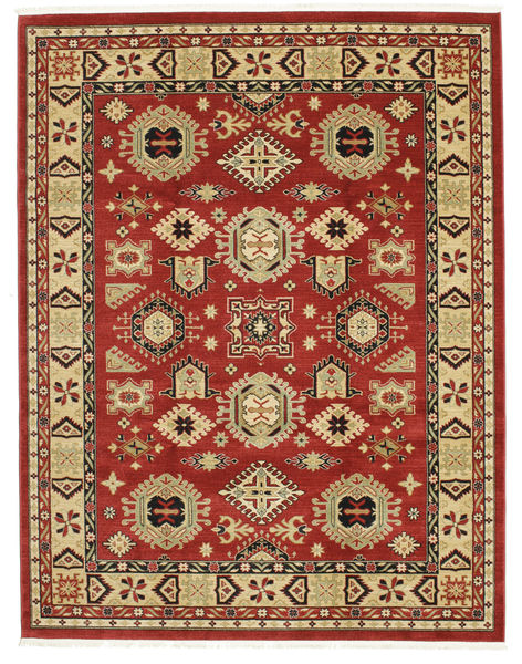 Shirvan 카작 러그 240X300 모던 다크 레드/다크 베이지 ( 터키)