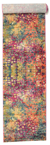 Davina Tapete 80X400 Moderno Tapete Passadeira Azul Escuro/Roxo ( Turquia)