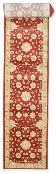 Farahan 지글러 - 빨간색 러그 80X600 오리엔탈 복도용 러너
 러스트 레드/베이지 ( 터키)