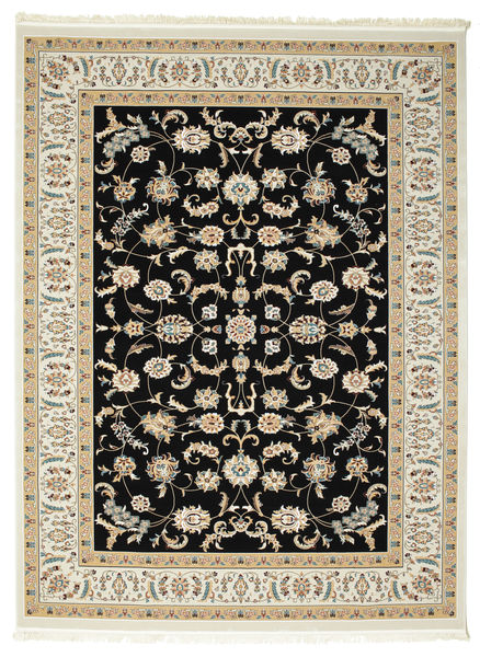 Nain Neizar Alfombra 300X400 Oriental Negro/Beige Oscuro Grande ( Turquía)