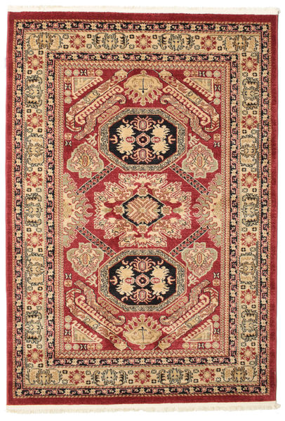 Kazak Mirvan Tapete 140X200 Oriental Castanho Claro/Vermelho Escuro ( Turquia)