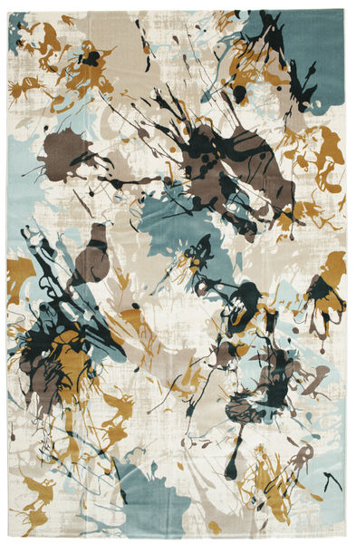 Xenia - Beige/파란색 러그 200X300 모던 다크 베이지/다크 그레이 ( 터키)