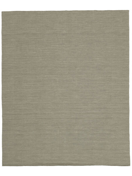 Kilim Loom - Light Grey/Beige Rug 250X300 Authentic
 Modern Handwoven Light Grey/Pastel Green Large (Wool, India)