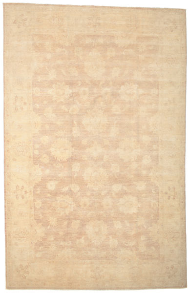 Ziegler Rug 194X302 Authentic
 Oriental Handknotted Dark Beige/Yellow (Wool, Pakistan)