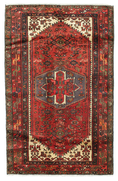 Saveh Tapis 124X202 D'orient Fait Main Rouge Foncé/Marron Foncé (Laine, Perse/Iran)