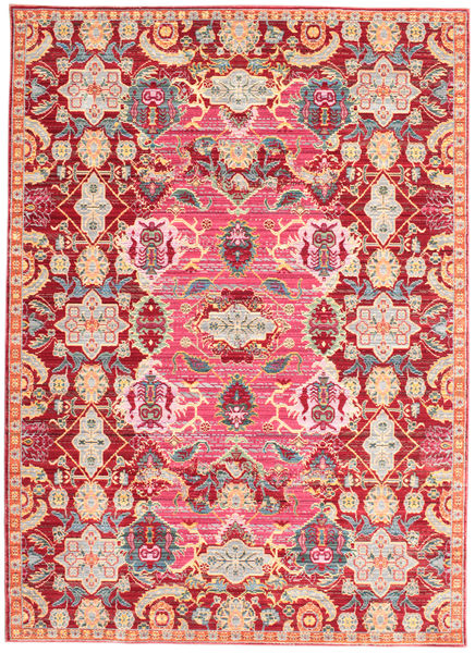 Gloria Tapete 160X230 Moderno Luz Rosa/Vermelho ( Turquia)