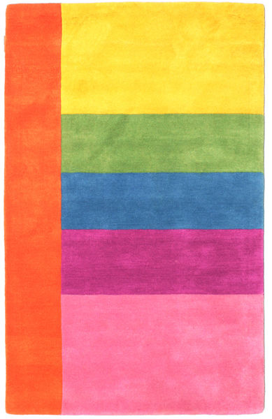 Colors By Meja Handtufted Tapete 100X160 Moderno Luz Rosa/Laranja (Lã, Índia)