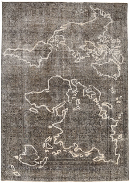 Colored Vintage Sag 239X340 Autentični
 Moderni Ručno Uzlan Svjetlosiva/Tamnosiva/Tamnosmeđa/Svjetlosmeđa (Vuna, Pakistan)