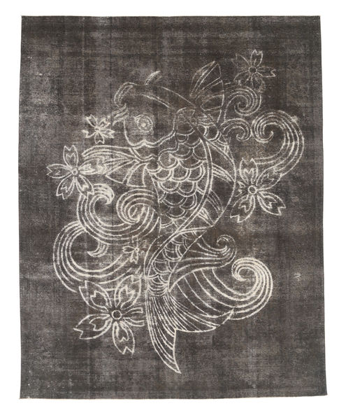 Colored Vintage Sag 292X376 Autentični
 Moderni Ručno Uzlan Tamnosiva/Svjetlosiva Veliki (Vuna, Pakistan)