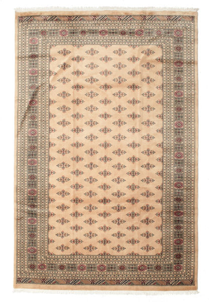 Paquistão Bucara 3Ply Tapete 198X303 Oriental Feito A Mão Castanho Claro/Bege Escuro (Lã, Paquistão)