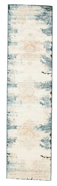 Alaska - 연한 파란색/Cream 러그 80X300 모던 복도용 러너
 베이지/라이트 그레이 ( 터키)