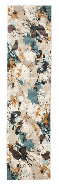 Xenia - Beige/파란색 러그 80X300 모던 복도용 러너
 베이지/라이트 그레이 ( 터키)