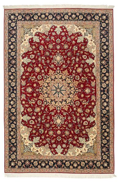 Tabriz 50 Raj silk warp carpet ABCN275