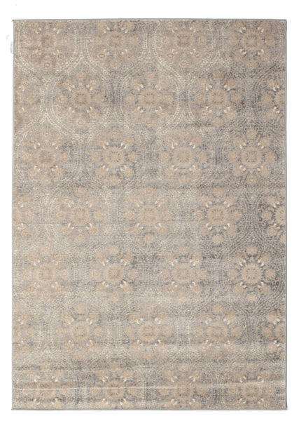 Matilde Tapete 140X200 Moderno Cinzento Claro/Castanho Claro ( Turquia)