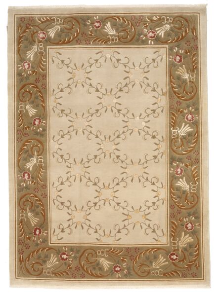 Himalaya Koberec 175X243 Moderní Ručně Tkaný Tmavá Béžová/Světle Hnědá ( Indie)