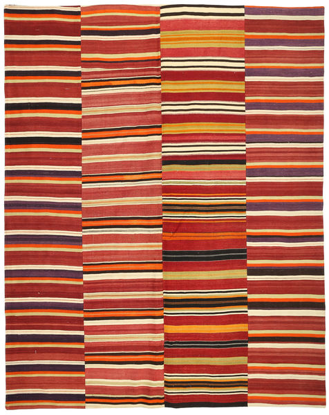 Kilim Patchwork Rug 235X297 Authentic
 Modern Handwoven Rust Red/Dark Red (Wool, Turkey)