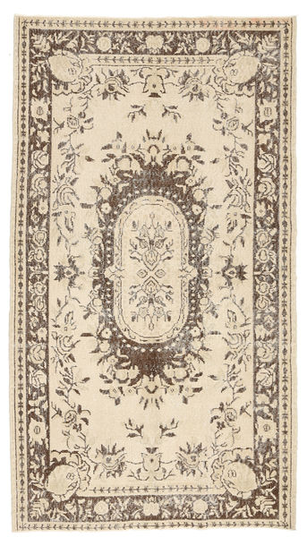 Colored Vintage Covor 119X212 Modern Lucrat Manual Maro Deschis/Bej (Lână, Turcia)