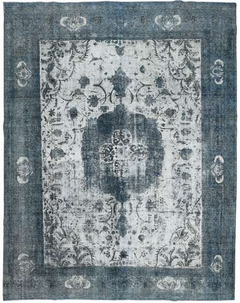 Obojeni Vintage Sag 295X367 Autentični
 Moderni Ručno Uzlan Svjetlosiva/Plava Veliki (Vuna, Perzija/Iran)