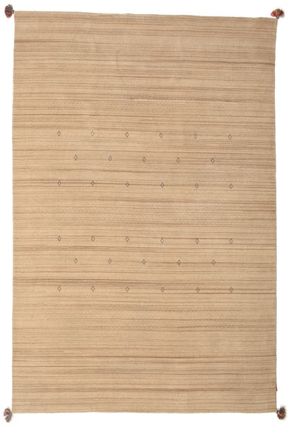 Loribaf Loom Ковер 193X292 Современный Ковры Ручной Работы Светло-Коричневый/Темно-Бежевый (Шерсть, Индия)