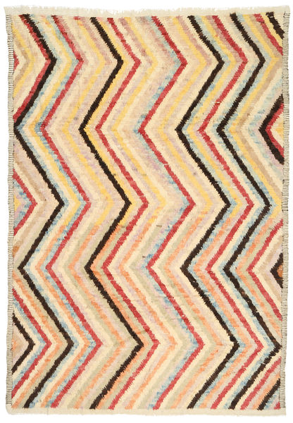 Barchi/Moroccan Berber Rug 191X275 Authentic
 Modern Handknotted Beige/Yellow (Wool, Afghanistan)