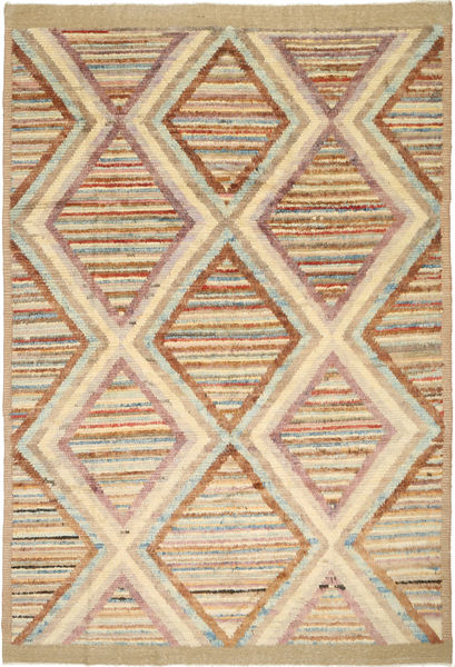 Barchi/Moroccan Berber 絨毯 192X284 モダン 手織り 薄茶色/暗めのベージュ色の (ウール, アフガニスタン)