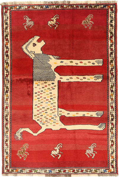 Qashqai Rug 144X210 Authentic
 Oriental Handknotted Rust Red/Light Brown (Wool, Persia/Iran)