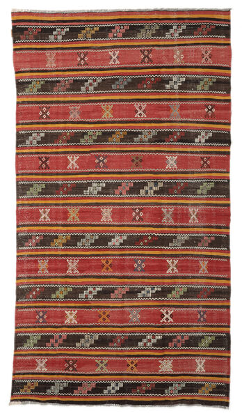 Kilim Semi-Antigo Turquia Tapete 176X315 Oriental Tecidos À Mão Castanho Claro/Castanho Alaranjado (Lã, Turquia)