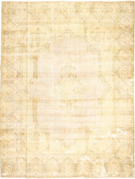 Colored Vintage Sag 288X382 Autentični
 Moderni Ručno Uzlan Žuta/Tamna Bež Veliki (Vuna, Perzija/Iran)