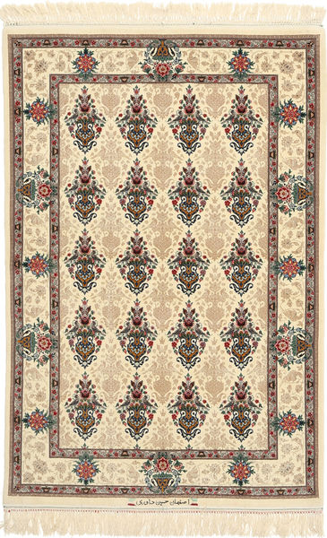 Isfahan silk warp signed: Hossein davari carpet TTF20