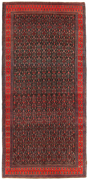 Senneh Patine Sag 153X322 Autentični
 Orijentalni Ručno Uzlan Tamnocrvena/Tamnosiva (Vuna, Perzija/Iran)