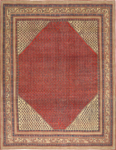 Sarouk Patina Rug 252X325 Authentic
 Oriental Handknotted Dark Red/Light Brown Large (Wool, Persia/Iran)