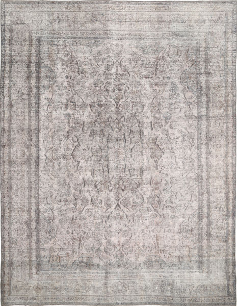 Colored Vintage 러그 285X374 정품
 모던 수제 라이트 그레이/다크 그레이 대형 (울, 페르시아/이란)