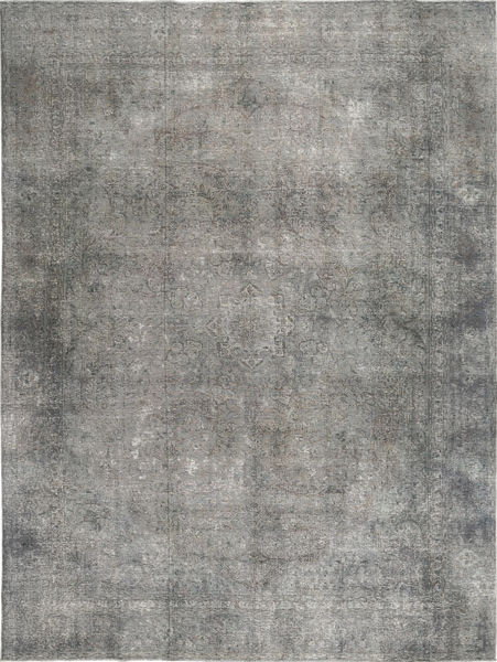 Colored Vintage Sag 278X375 Autentični
 Moderni Ručno Uzlan Tamnosiva/Svjetlosiva Veliki (Vuna, Perzija/Iran)