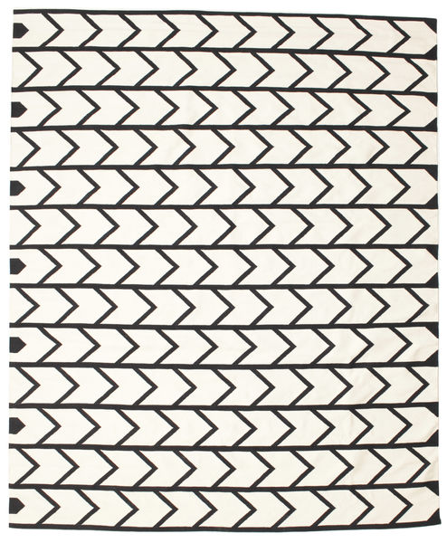 Delia Dywan 250X300 Nowoczesny Tkany Ręcznie Beżowy/Czarny Duży (Bawełna, Indie)