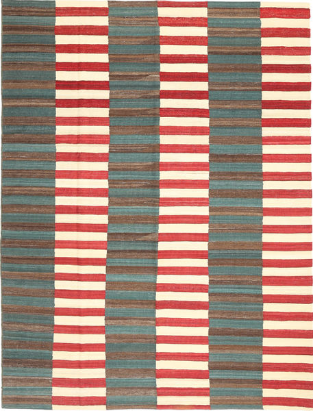 Kilim Modern Rug 217X287 Authentic
 Modern Handwoven Beige/Brown (Wool, Afghanistan)