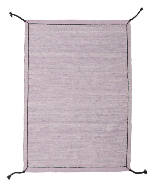 Cara Dywan 140X200 Nowoczesny Tkany Ręcznie Jasnoróżowy/Jasnofioletowy (Bawełna, Indie)