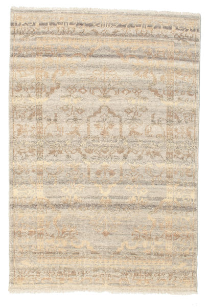 Lenore Vintage Tapis 120X180 Moderne Fait Main Marron Clair/Beige (Laine, Inde)