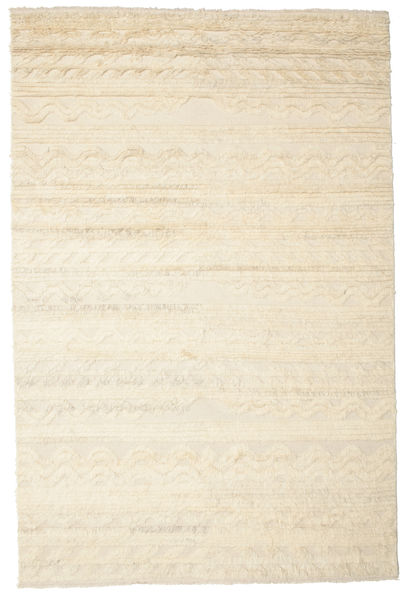 Lana Matta 200X300 Äkta Modern Handknuten Beige (Ull, Indien)